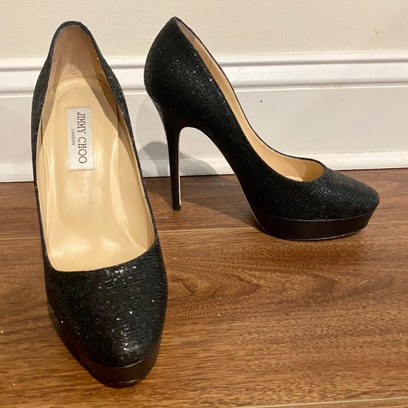Jimmy Choo Cosmic Glitter - Black - Picture 3 of 5